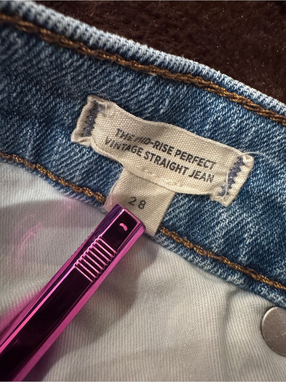 Madewell Light Blue Cropped High-Rise Jeans Size 28 - Picture 5 of 9